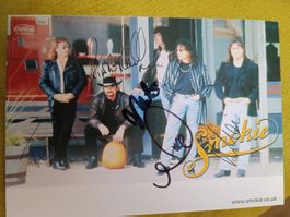Smokie -  handsignierte Autogrammkarte