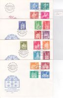 Lot Frei-/Werbemarken: 32 Belege + 6 lose Werte (Nr.285-290)