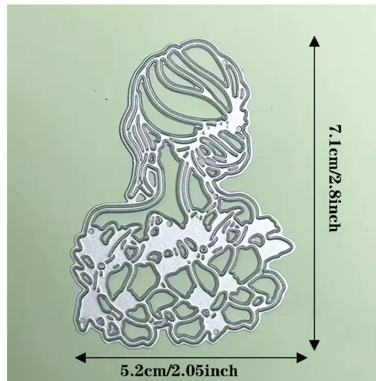 Sciablone: Neue Stanzschablone Frau – Nuovo e nell'imballaggio originale da Effretikon venduto da wenuss 1