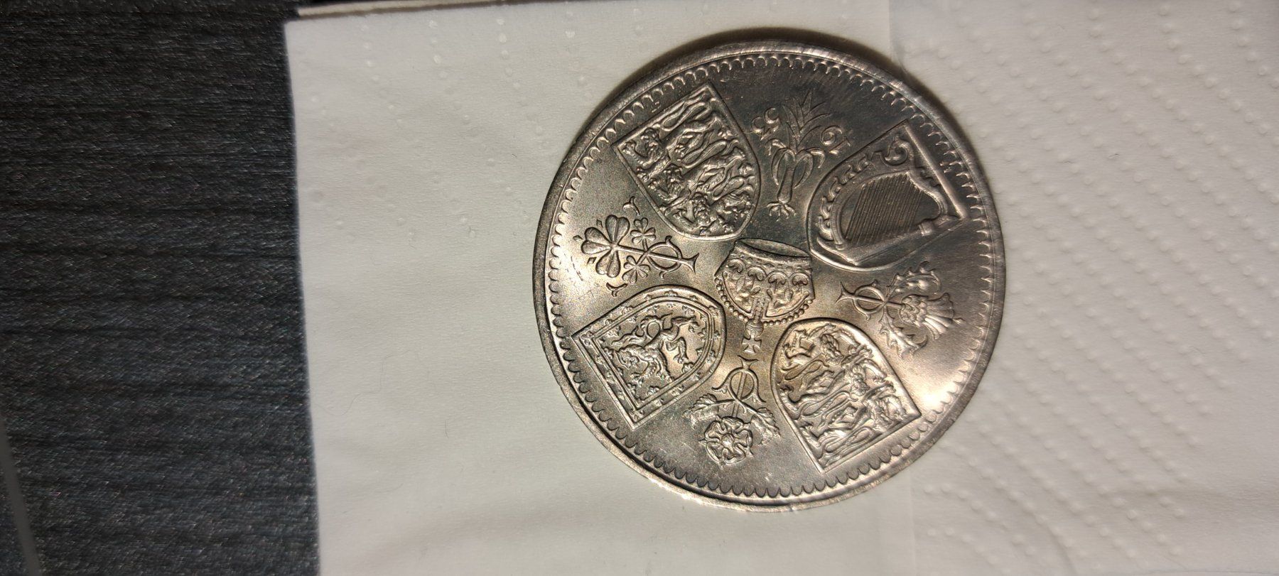 Alle Münzen: Five Schilling 1953 – Gebraucht aus Bonstetten von Bbussmann 3