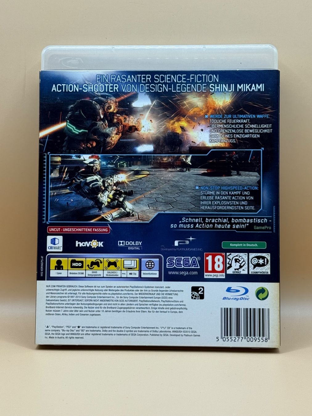 Sega Giochi: Vanquish - Playstation 3 – Usato da Dietikon venduto da gab_qz7y 1