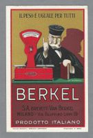 MAUZAN, BERKEL *, MAGNIFICA PUBBLICITARIA, RARA!
