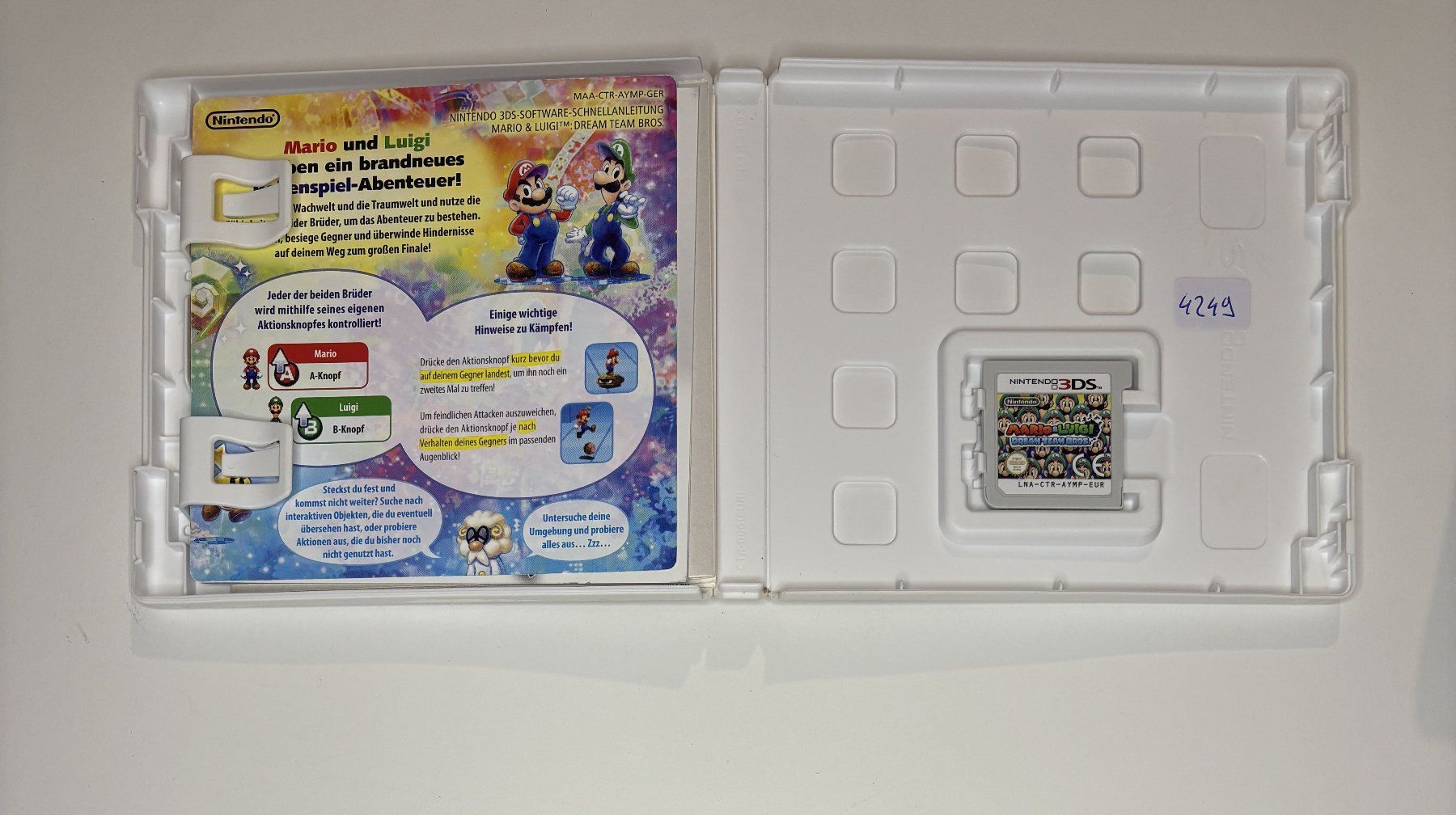 Giochi: 3DS - Mario & Luigi: Dream Team – Usato da Allschwil venduto da Bullach 1