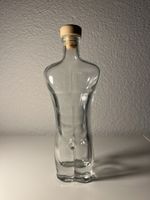 Whisky-Karaffe aus Glas mit Korkverschluss