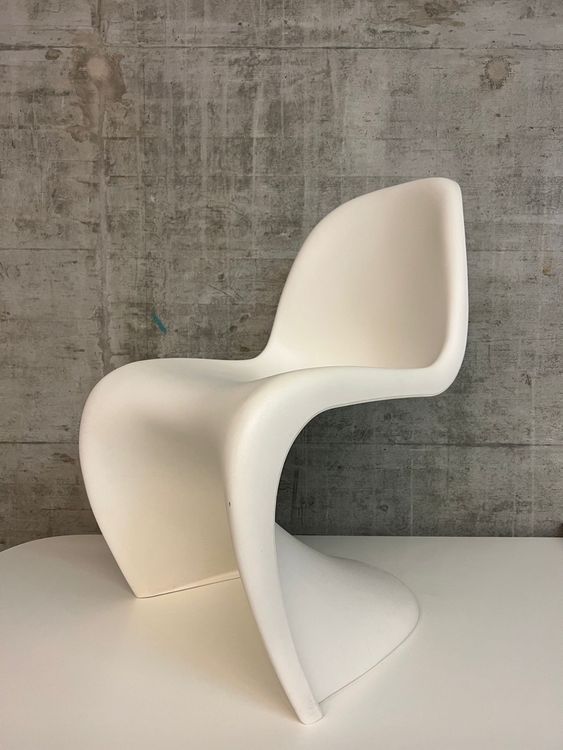 Lot De 6 Chaises Panton Par Verner Panton Pour Vitra - Icône Du Design Mid-Century - Blanc, Polypropylène