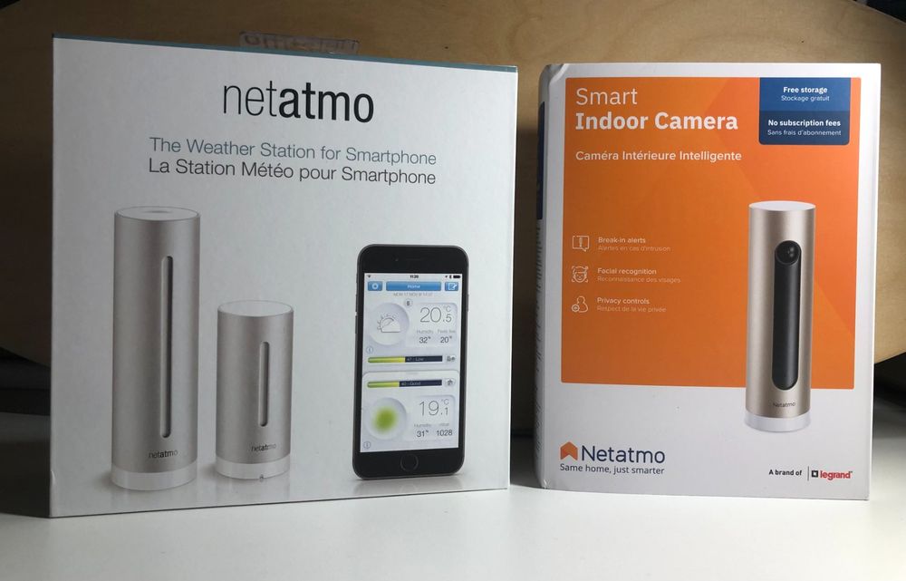 Netatmo Wetterstation + Smart Indoor Kamera - im Set Neu (Neu und ...
