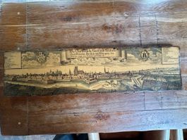 Alte Stadtansicht München, dekoratives Sammlerstück!