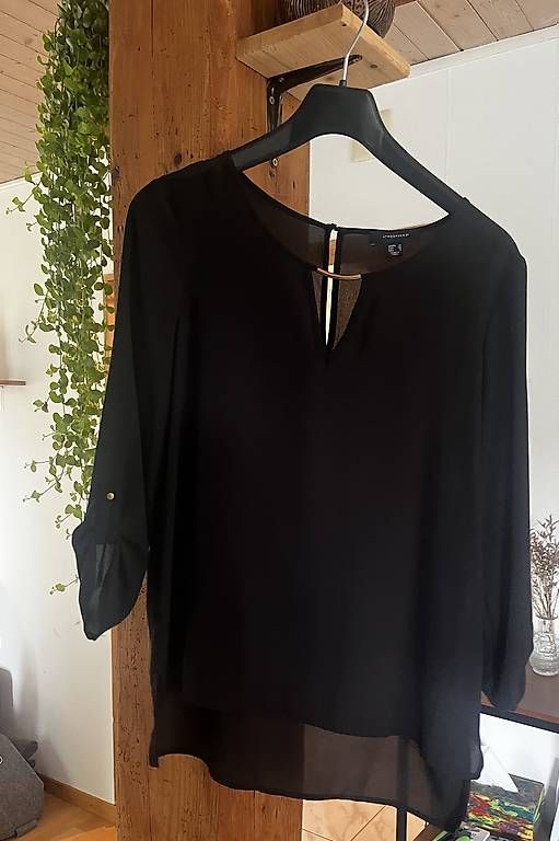 Chemisiers: SCHWARZE CHIFFON-BLUSE – Neuf (Voir description) à Landschlacht par sibio 2