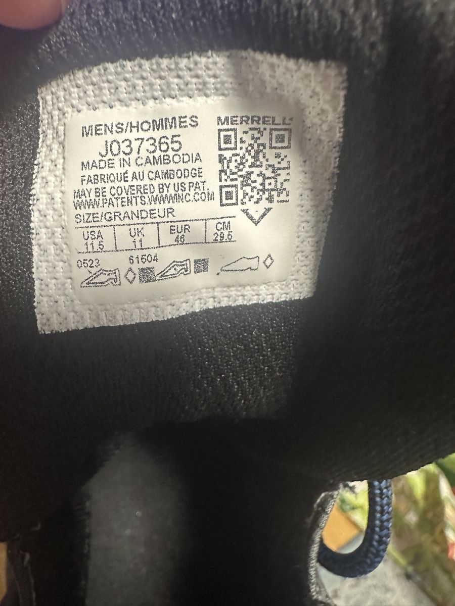 Merrell Scarpe da uomo: Merell Accentor 3 Sport Mid Goretex,Wanderschuhe grau, 46 – Nuovo e nell'imballaggio originale da Neuchatel venduto da feta_ze 9