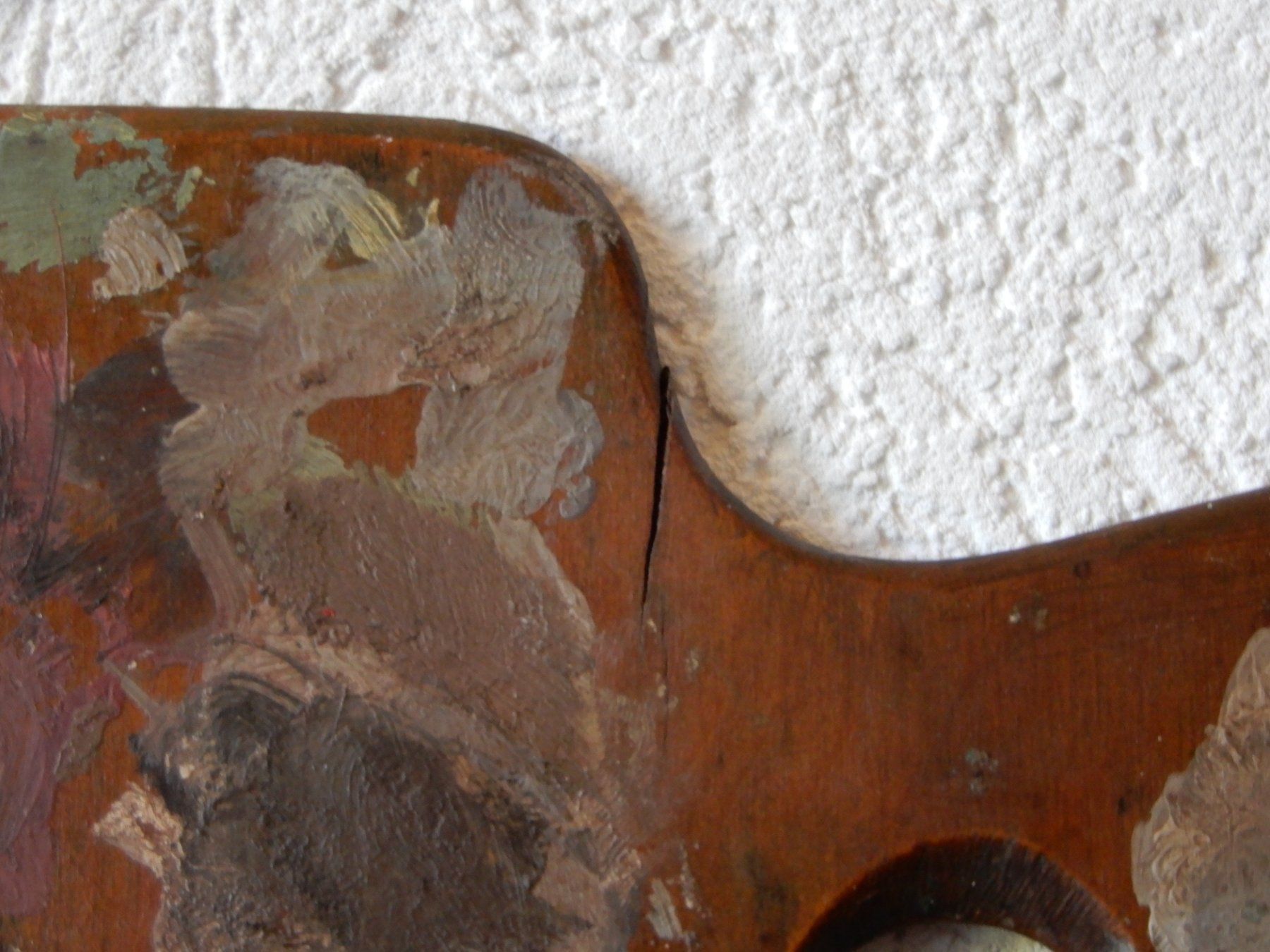 Pennelli: Antike dekorative gebrauchte Maler-Palette – Usato da Senèdes venduto da tintinette43 3