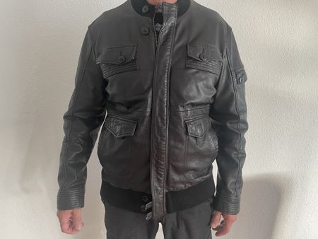 Lederjacke Herren  XL
