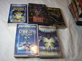 VHS Rarität - 5x Manga Videos   - Erstausgabe 80er