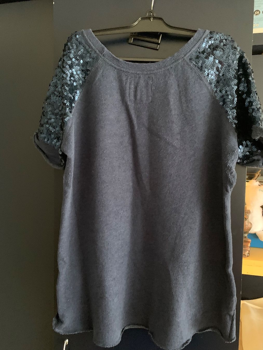 Pullover & Sweatshirts: Dunkelblauer Kurzarm Pullover Damen – Gebraucht aus Triengen von nes_l8cj 2