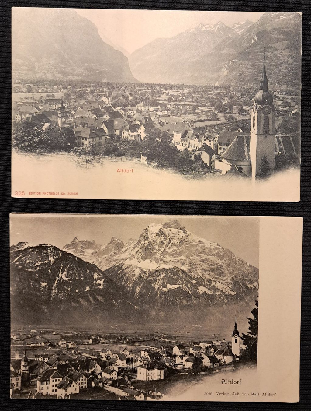 Cartes postales: 2 AK ALTDORF – D'occasion à Ponto Valentino par giorgia06