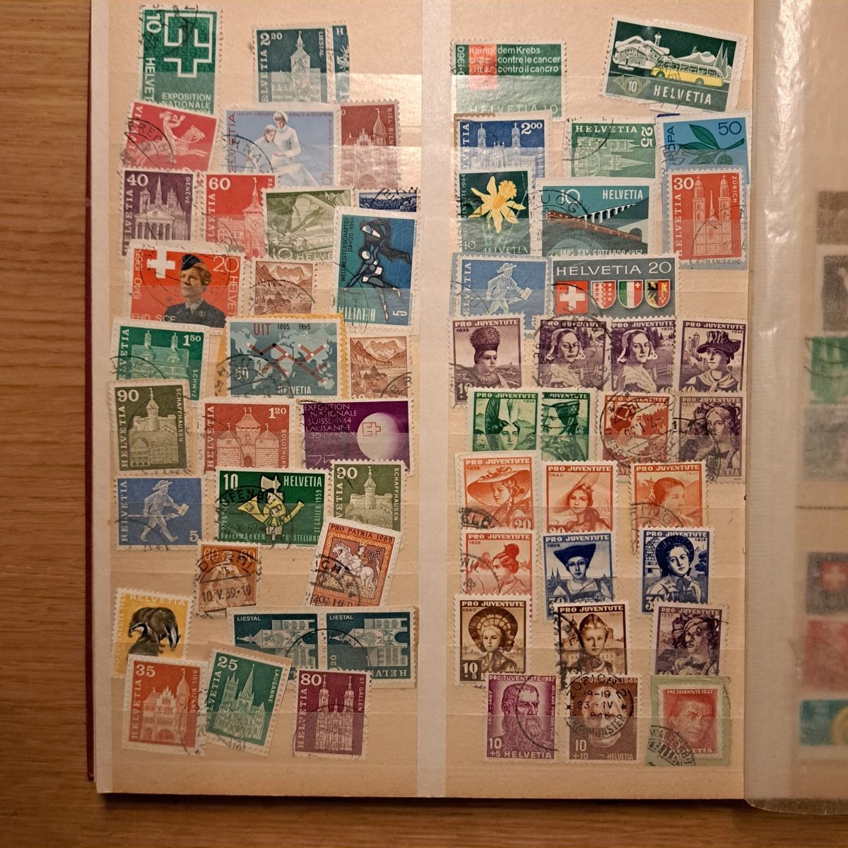 Alle Briefmarken: Briefmarkenalbum Helvetia – Gebraucht aus Vogelsang AG von villa9 4