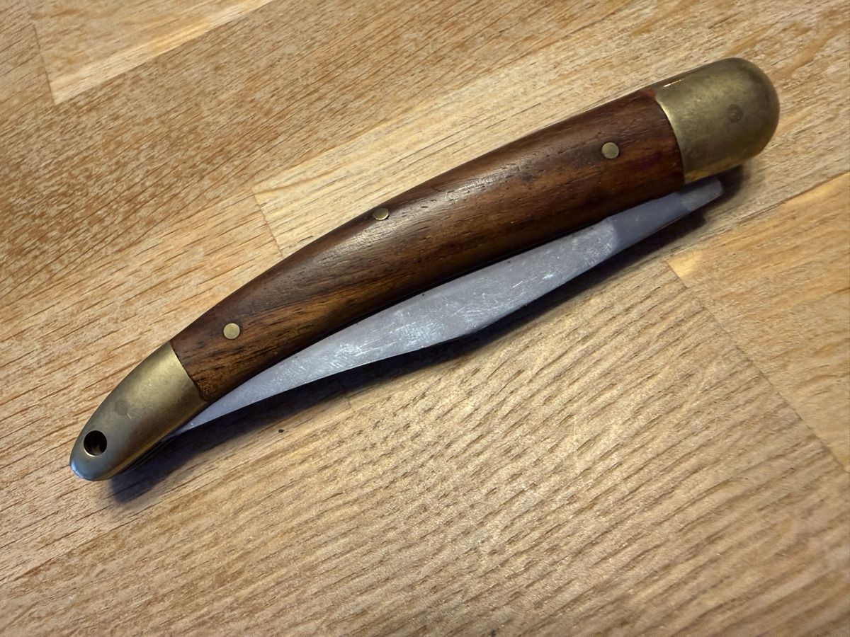 Coltelli tascabile: Altes grosses Taschenmesser Fischmesser – Usato da Goldach venduto da Messerguru 2