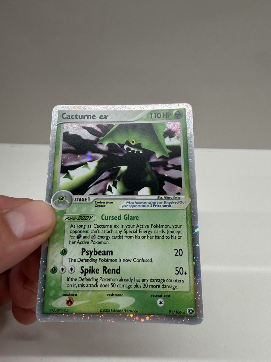 Pokémon Cartes à collectionner: Cacturne ex Ultra Rare EX Emerald 2005  – D'occasion à Arlesheim par WungaBunga 3