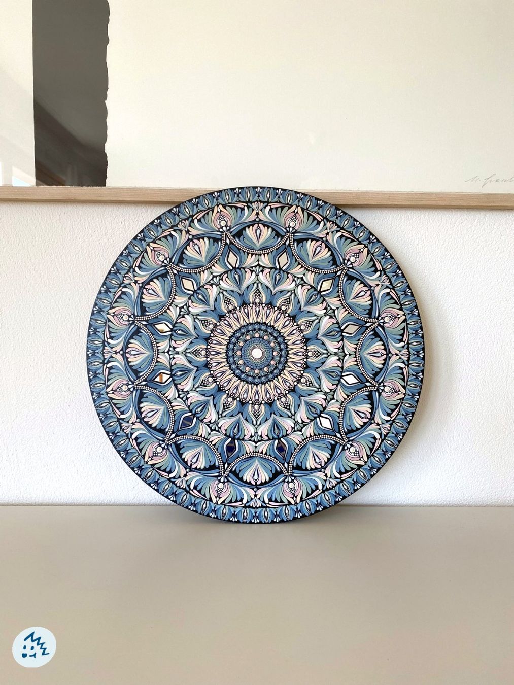 Gemälde: Mandala auf Holz, Mandala Bild, Geschenk, Wandbild, Deko – Neu und originalverpackt aus Fanas von Omibia 2