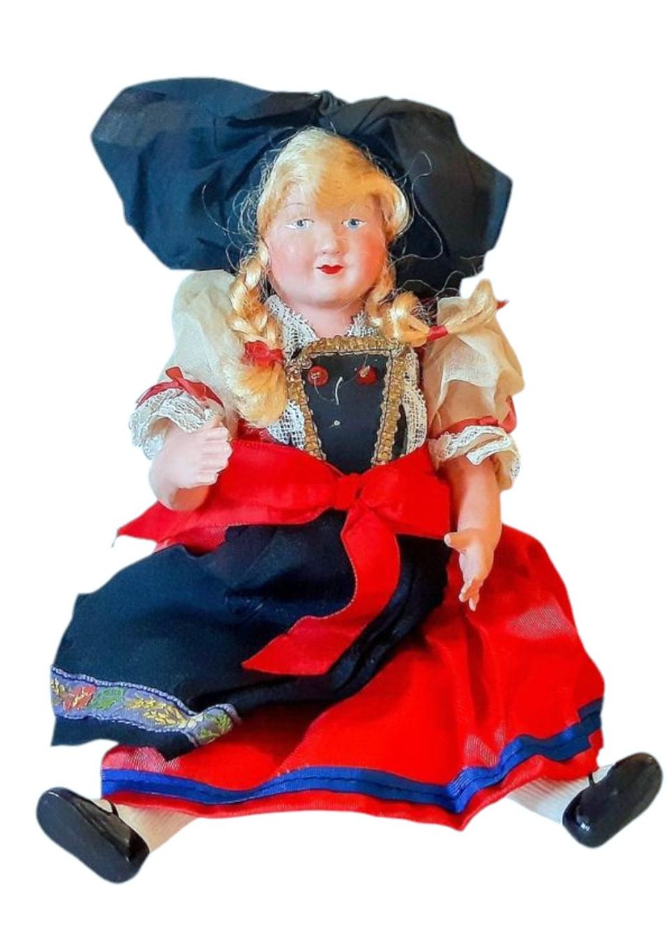 Bambole: Petitcollin Alsacienne Elsässerin 27 cm – Usato da Tavannes venduto da Brocashop 1
