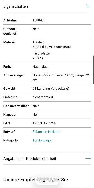 Kommoden: Schönbuch - Grace Servierwagen – Neu (gemäss Beschreibung) aus Rheinfelden von summerwine1 5