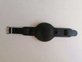 Uhrenarmband Militär /  20mm Black 1950s Pattern Leather