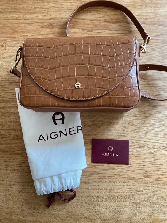 Aigner Umhaengetasche Aigner Tasche Braun AIGNER Umhängetasche