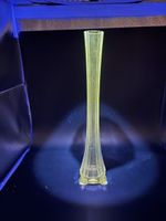 Vase Soliflore vintage en verre Manganèse