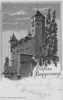 Litho schloss Rapperswyl