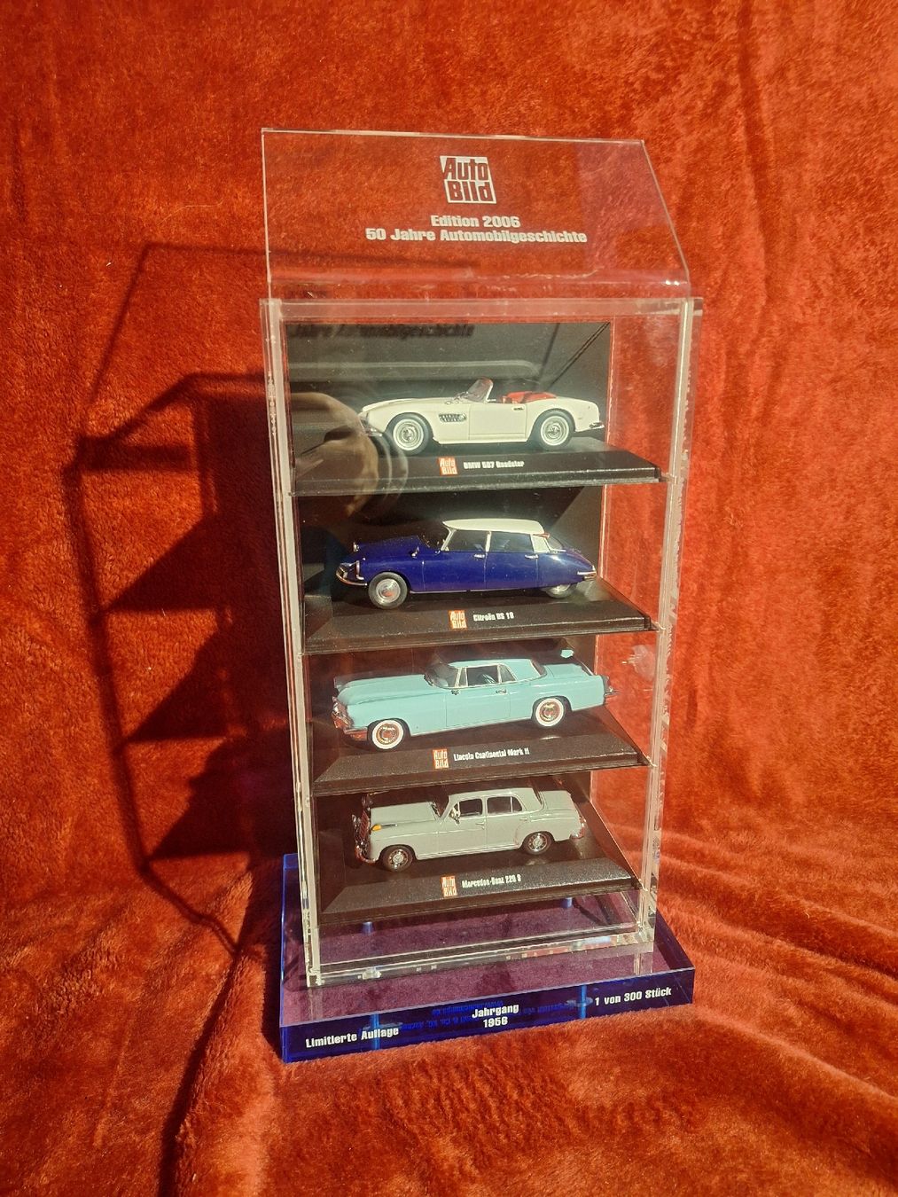 Modellini d'auto: Auto Bild Edition 2006: 4 Modellautos in Acryl Vitrine – Usato da Menzingen venduto da jon_kny7