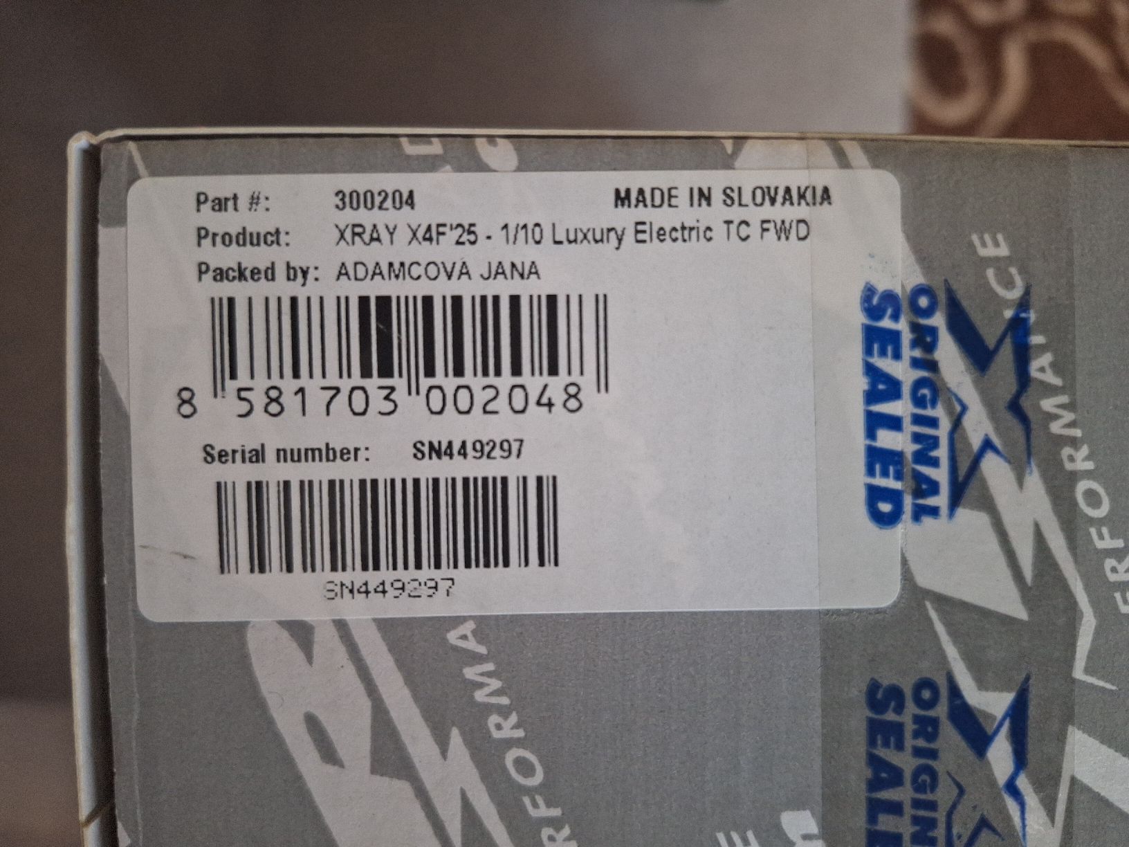 XRay RC Modellbau: Xray X4F 25 – Neu und originalverpackt aus Mattstetten von Sabea 1