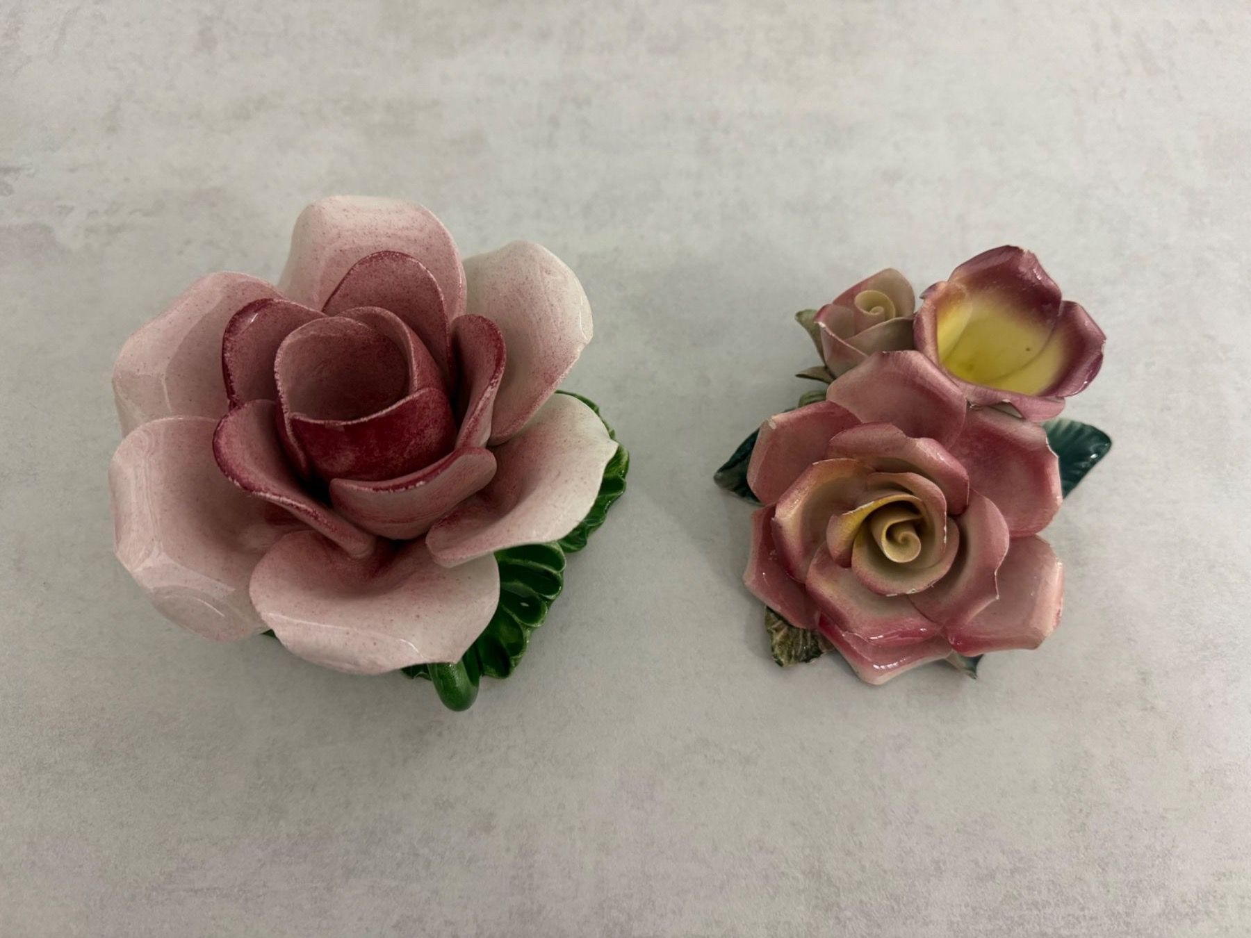 Portacandele: 4 Vintage Keramik Rosen – Usato da Geroldswil venduto da Jeremy11 3