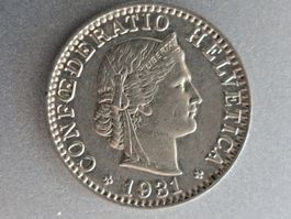 20 Rappen, Jahrgang 1931