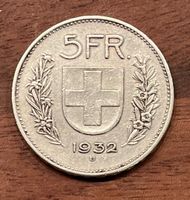 5 Franken Stück Jahrgang 1932