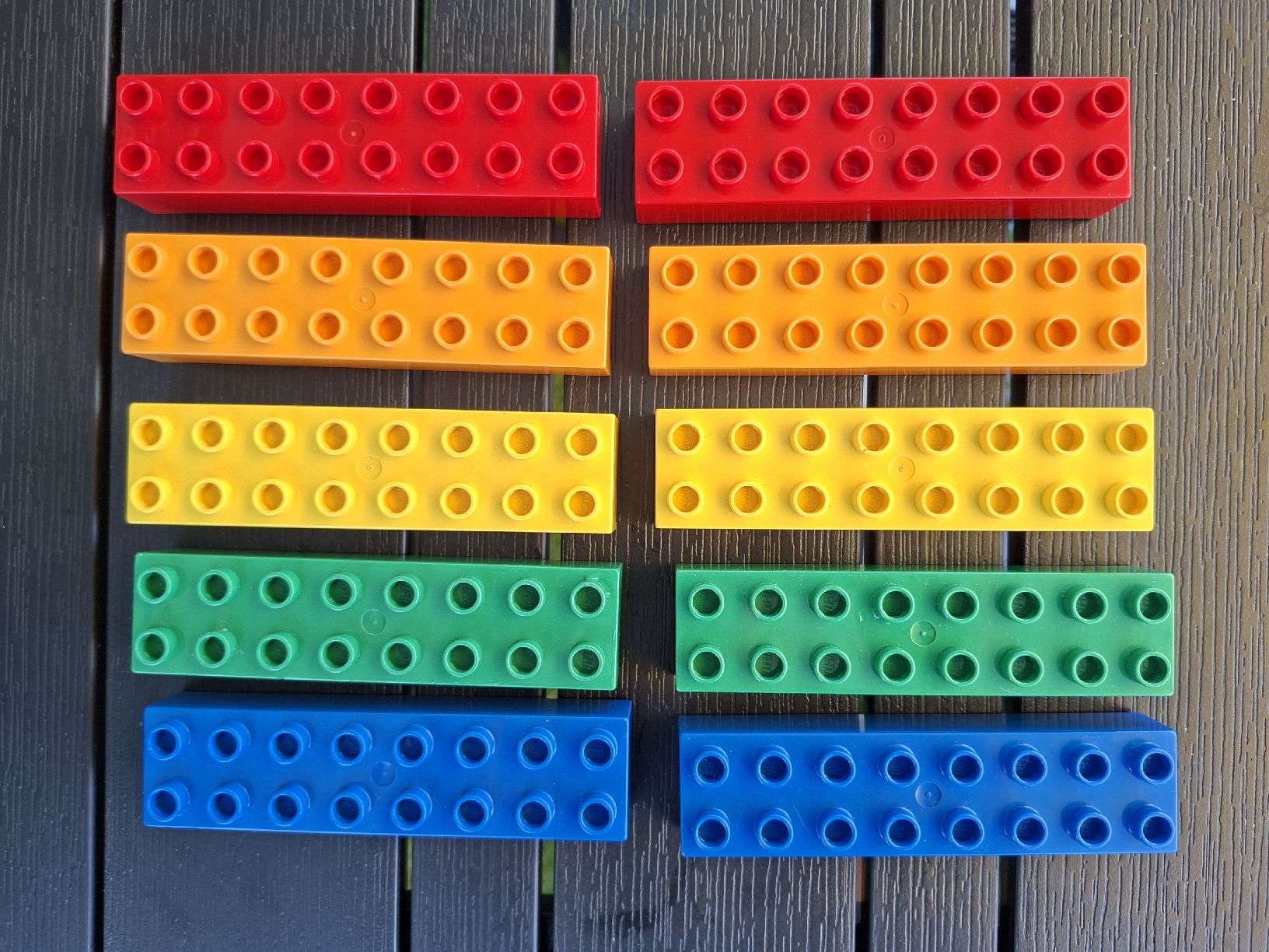 Lego Spielzeuge: LEGO Duplo Bausteine 10 x extra lang – Gebraucht aus Balterswil von Steineparadies