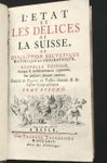 Etat et les Delices de la Suisse Band  2 1764