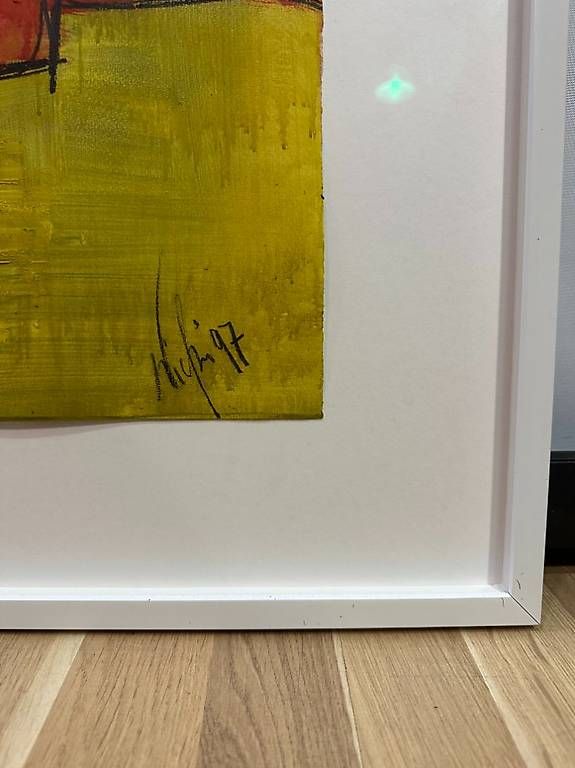 Gemälde: Abstraktes Acryl Gemälde "Wicki 97" - 91 x 120 cm – Gebraucht aus Obernau von Arche_Noah_Brocki 3