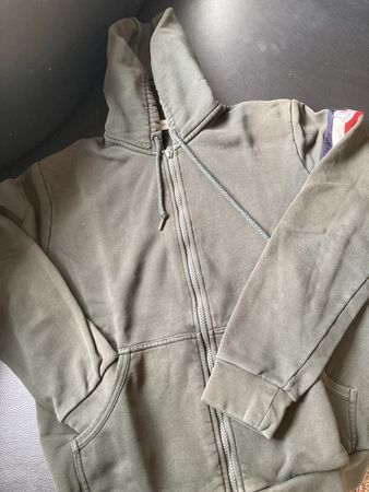 Moncler Kapuzenpullover, Gr. M, olivgrün, Vintage