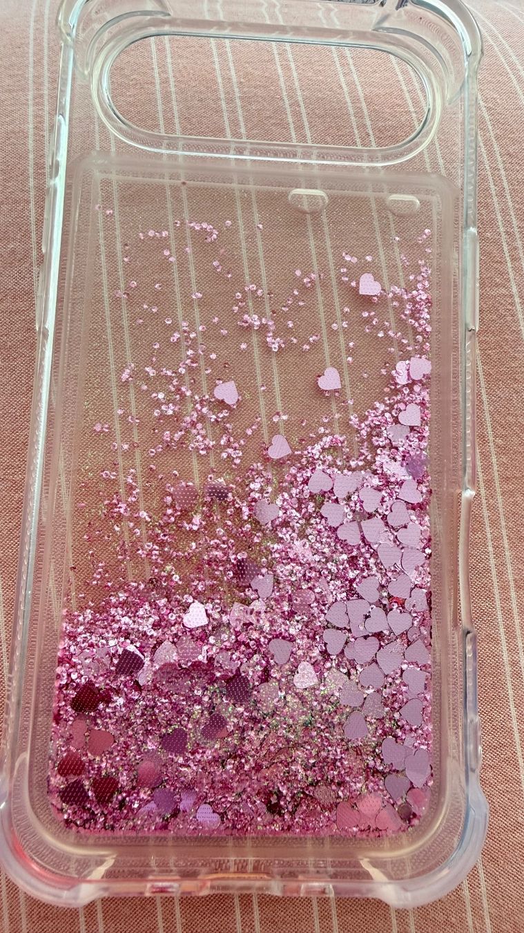Cover & Protezioni schermo: iPhone Air silicone case liquid pink glitter – Nuovo (secondo la descrizione) da Frauenfeld venduto da Vanityroom 1