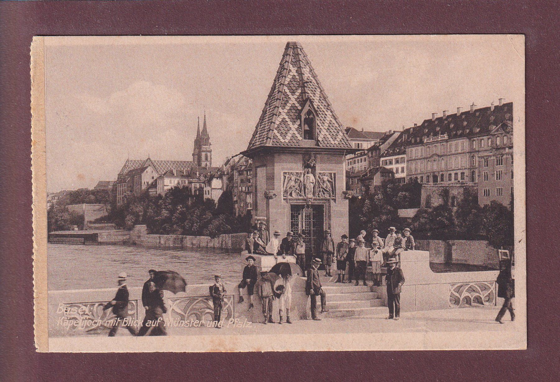 Cartoline postali: BASEL - Käpelijoch - Leute – Usato da Pully venduto da nicecards