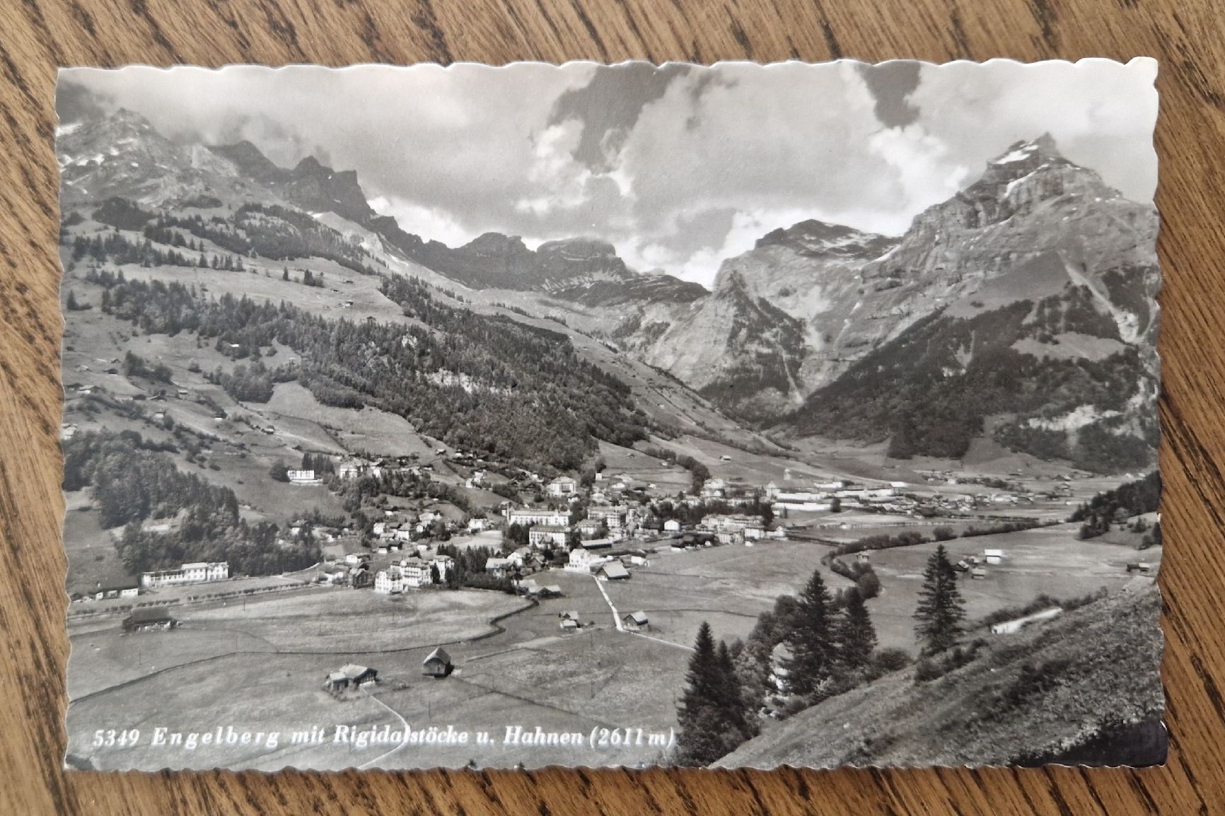Cartoline postali: Engelberg mit Hahnen 1954 – Usato da Ebikon venduto da Donar50