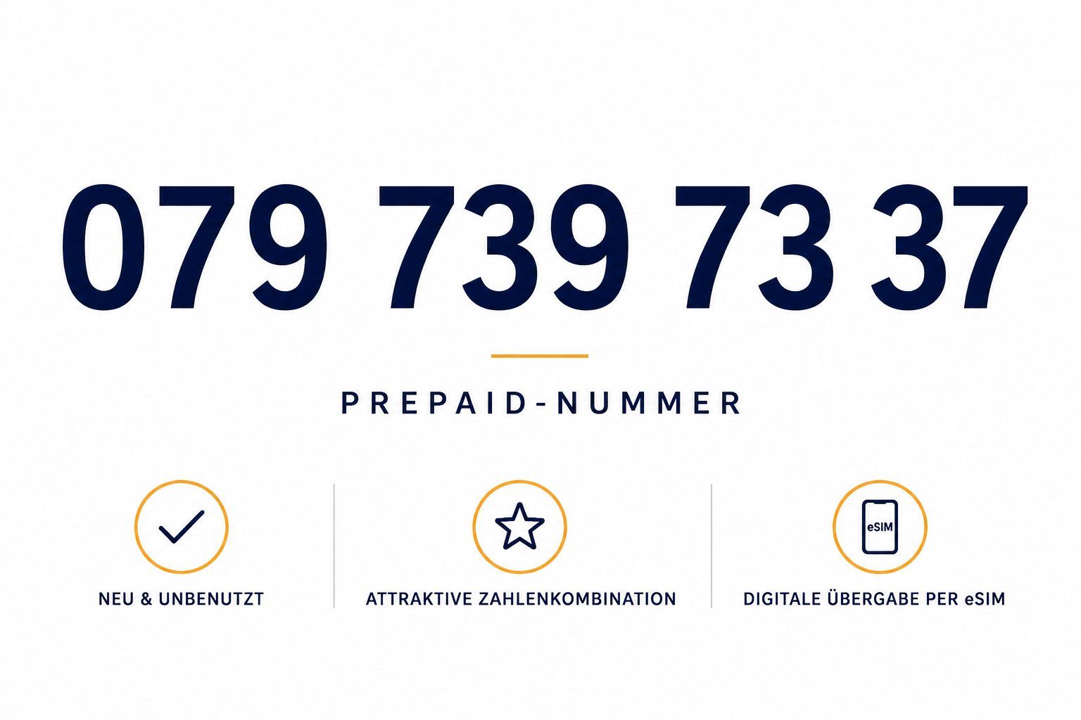 Swisscom Telefoni cellulari / Smartphones: Swisscom Prepaid-Nummer 079 739 73 37 – Usato da Winikon venduto da san_g5pr