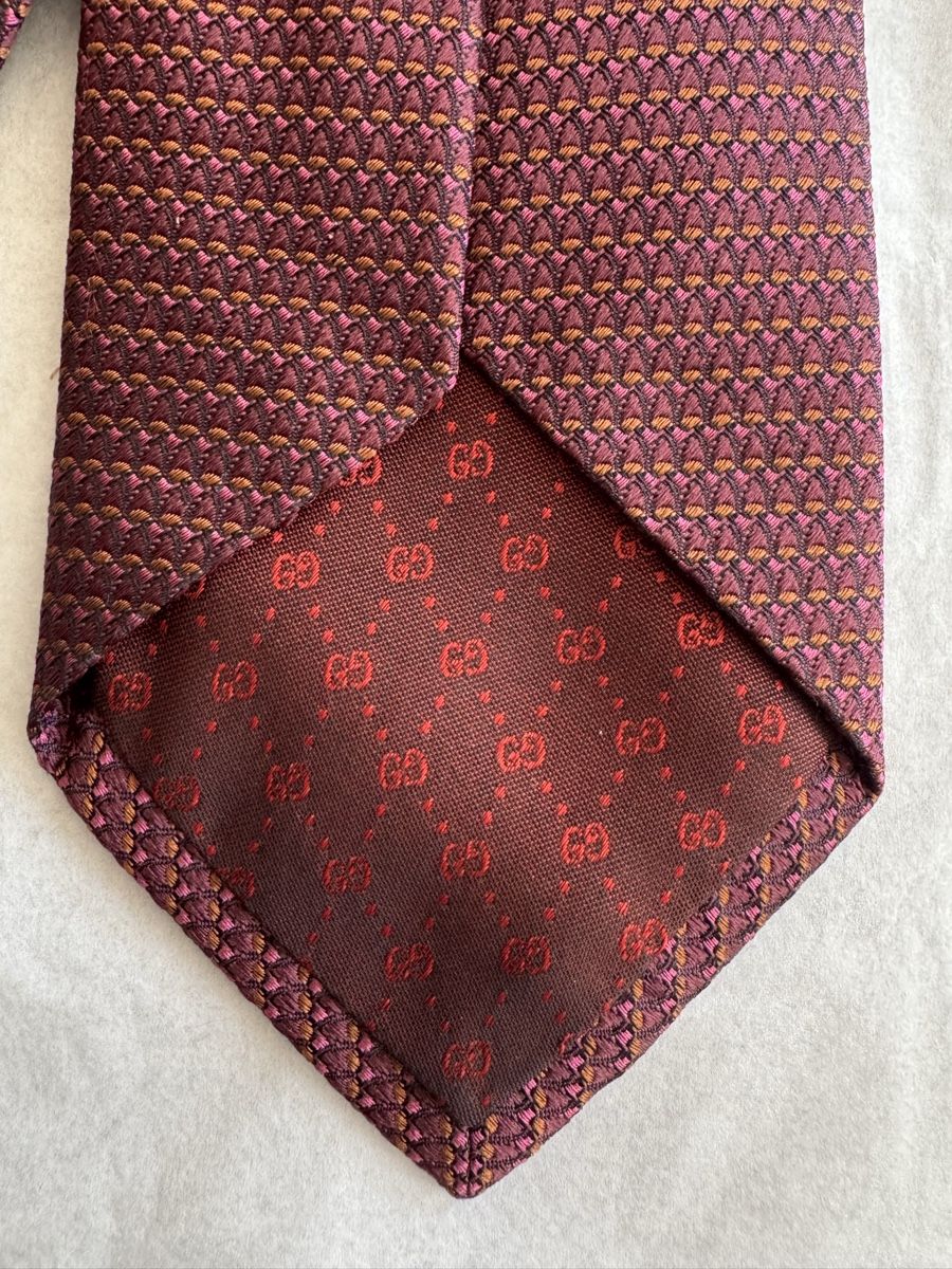 Gucci Cravatte: Cravate Gucci, 100% soie rouge  – Nuovo (secondo la descrizione) da Morges venduto da sandy069 3