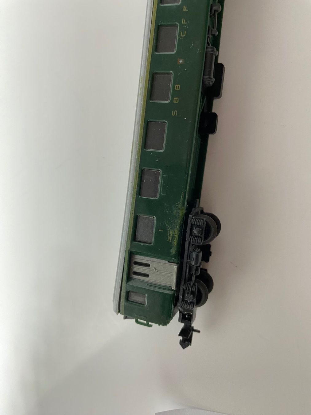 Arnold Modellini di ferrovie: SBB Waggon Arnold Spur N Dach, defekt 19 – Difettoso da Kerzers venduto da tisyayasuBE 3