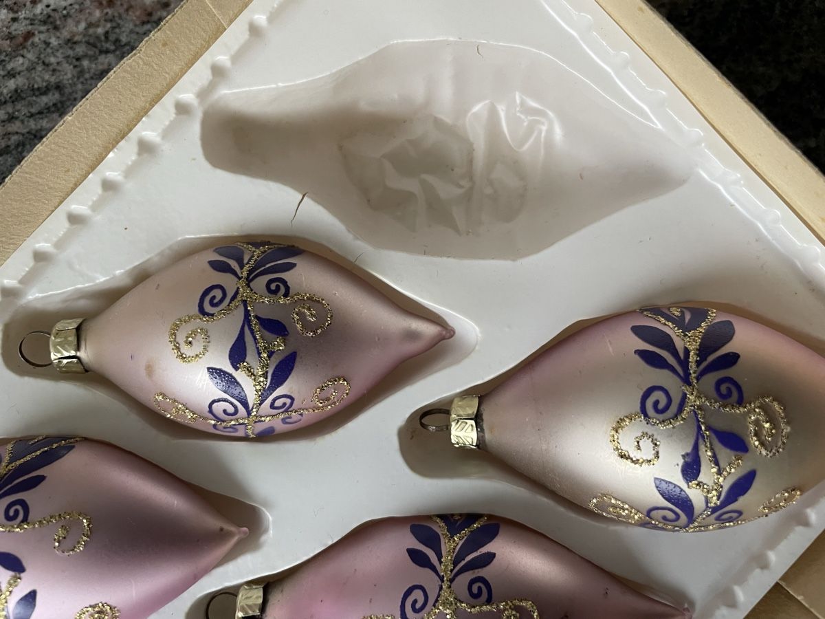 Alle Dekorationen: Antike Weihnachtsbaumschmuck Glaskugel lila – Gebraucht aus Oberentfelden von vilibrand 4