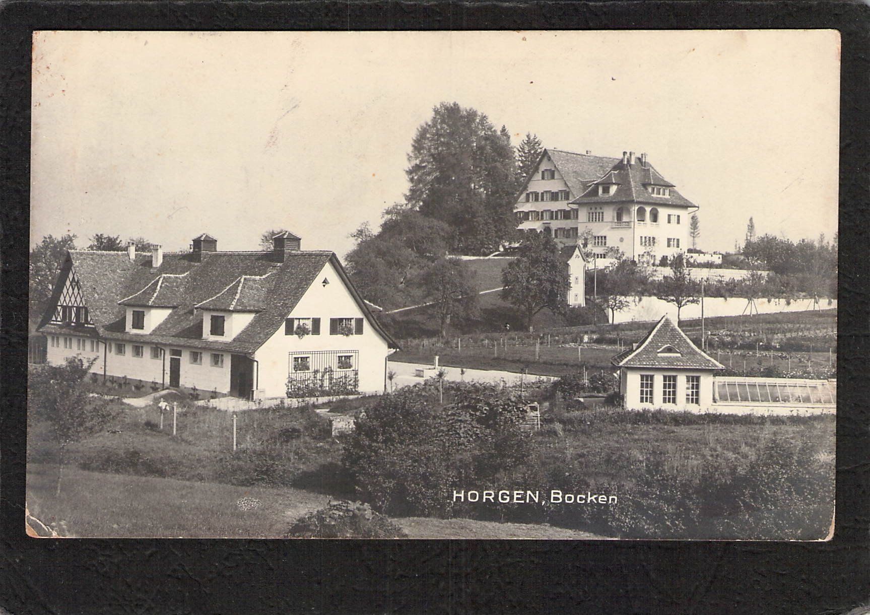 Ansichtskarten: Horgen ZH , Bocken , gel. 1926 – Gebraucht aus Reichenburg von ibiza18