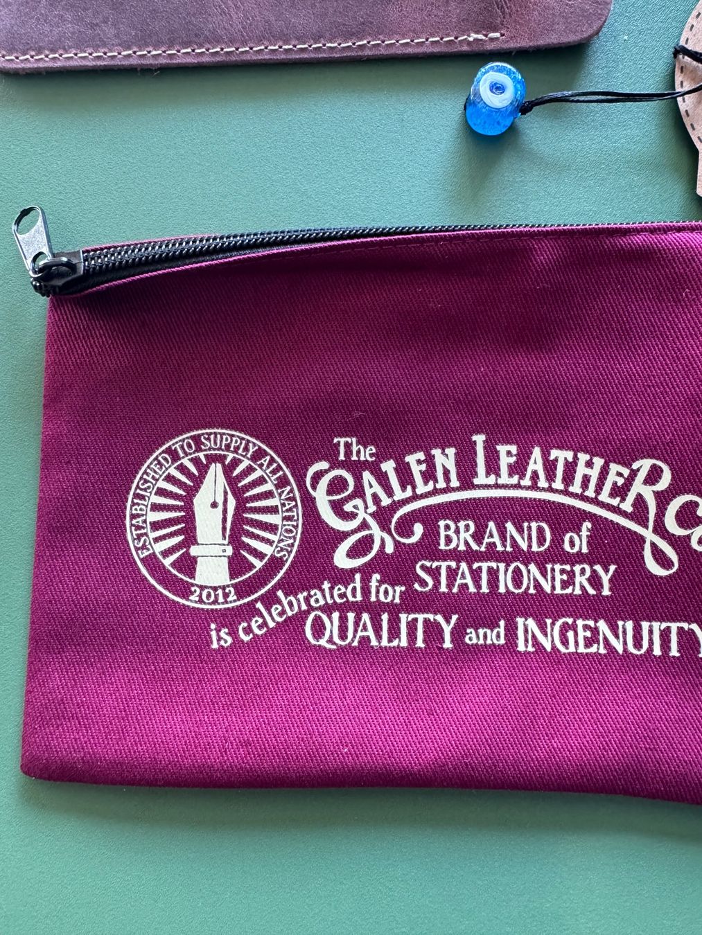 Astucci : Galen Leather Etui, Füller Etui – Nuovo (secondo la descrizione) da Ennetbaden venduto da miboo 2