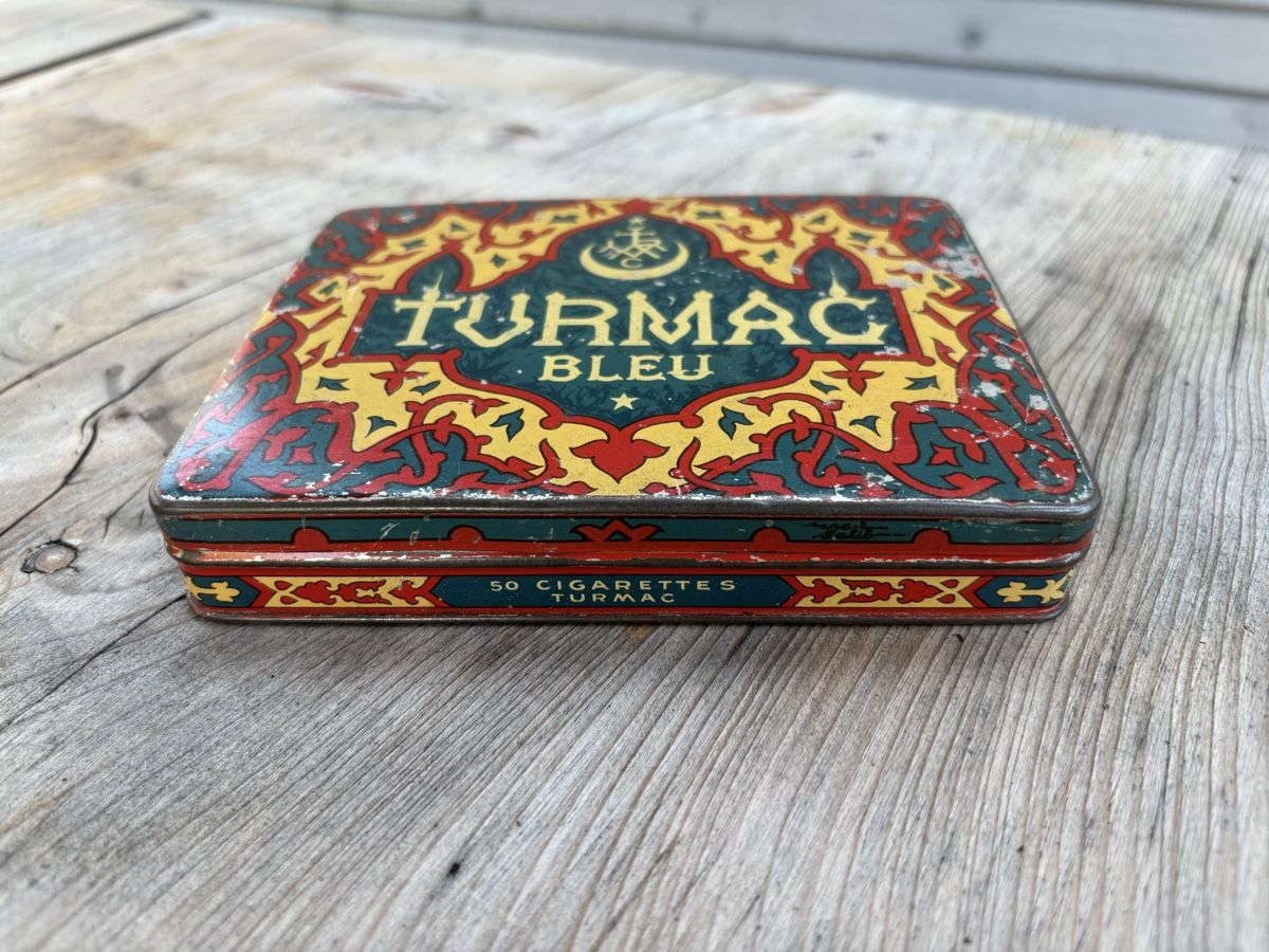 Sonstige Tabakwaren: Turmac Bleu Zigarettenblechdose  – Gebraucht aus Würenlos von Ashley24 3