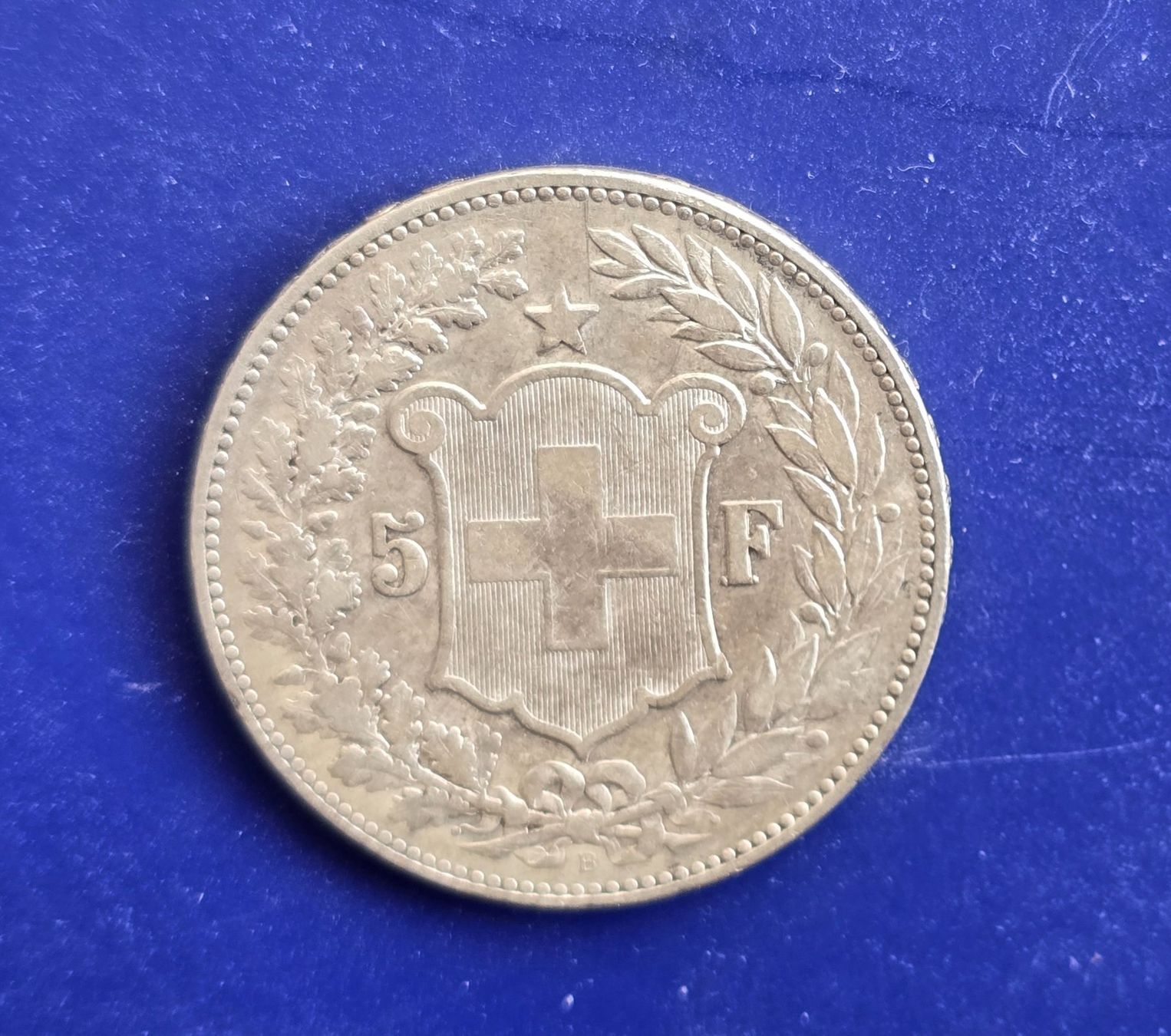 Tutti le monete: Silber Schweiz 5 Fr. 1892 B – Usato da Winterthur venduto da Cruiser3 1