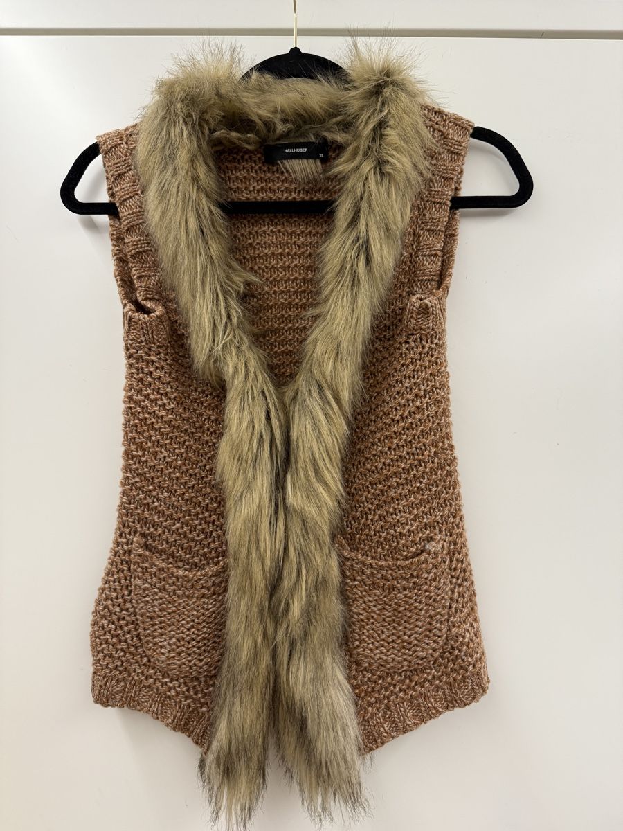 Hallhuber Gilet & Giacche senza maniche: Hallhuber Kunstpelz Weste – Usato da Zürich venduto da WomenMenKidsClothes
