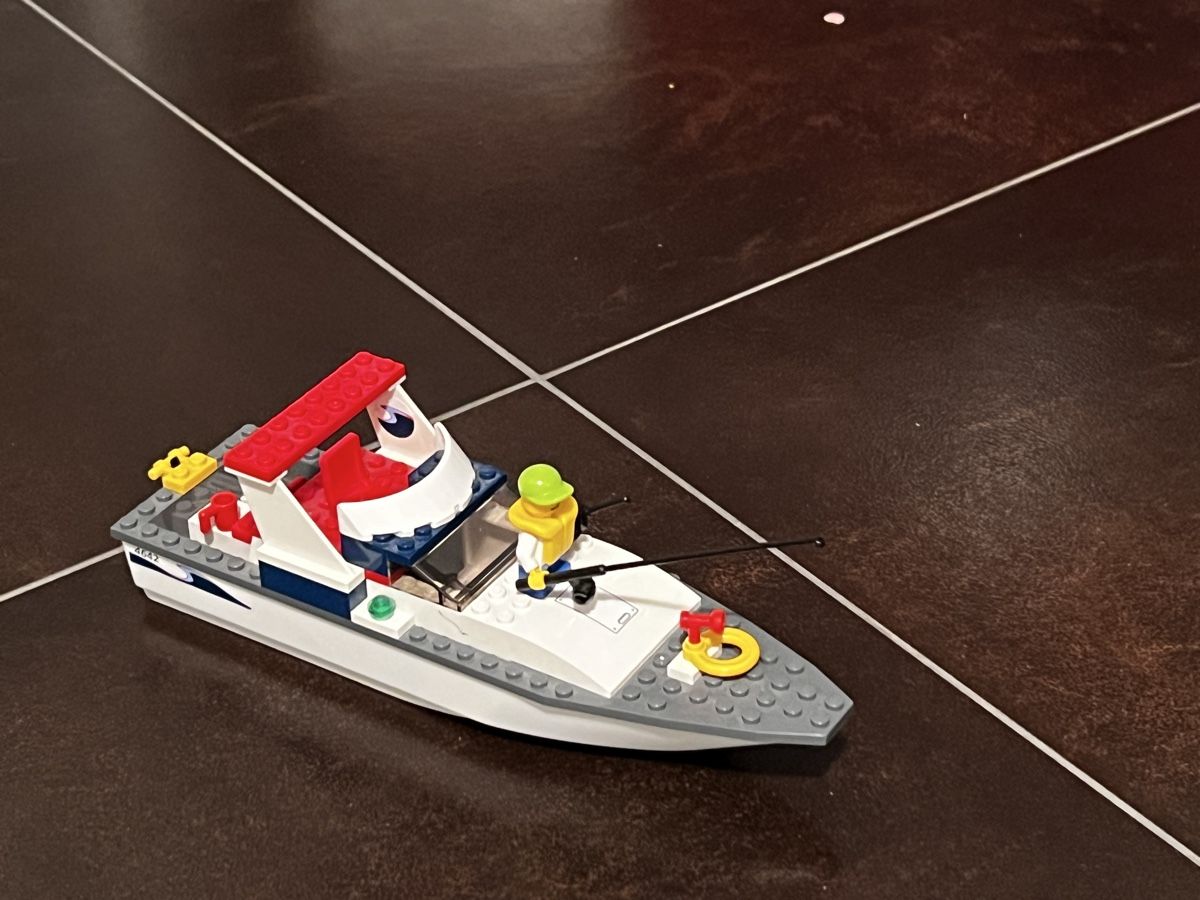 Lego Kit di costruzioni: Lego Boot 4647 mit Fischer – Usato da Biel-Benken BL venduto da edu_j8mz 1